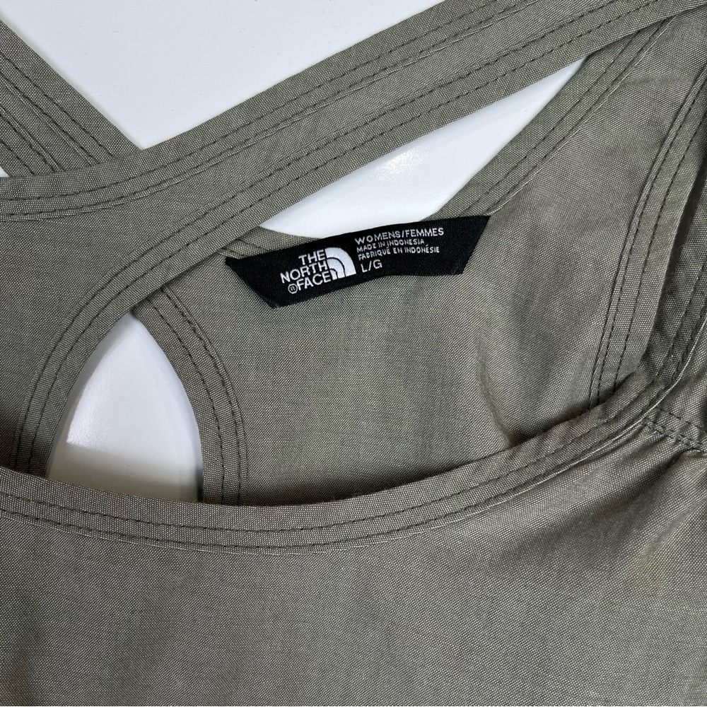 2/$30 The North Face Women's Grey Beige Tank Top - Picture 4 of 6